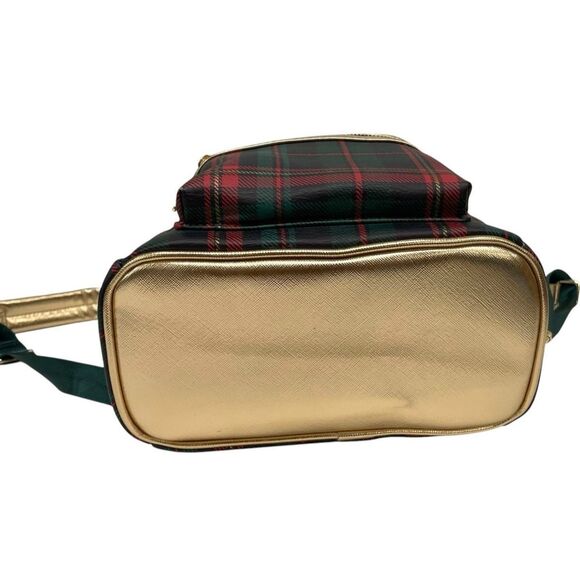 NWT Disney Parks x Loungefly Mickey Christmas Plaid Backpack Holiday Tartan